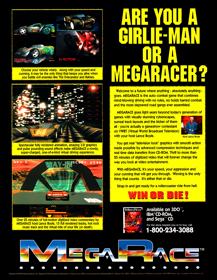MegaRace - Advertisement Flyer - Front