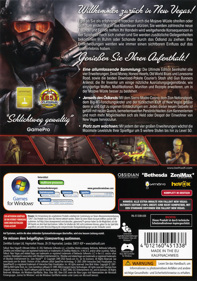 Fallout: New Vegas: Ultimate Edition - Box - Back