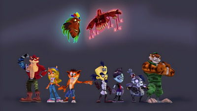 Crash of the Titans - Fanart - Background