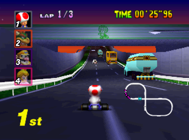Mario Kart 64 - Screenshot - Gameplay