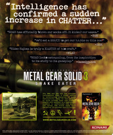 Metal Gear Solid 3: Snake Eater - Advertisement Flyer - Front