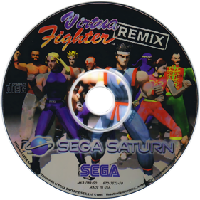 Virtua Fighter Remix - Disc Image
