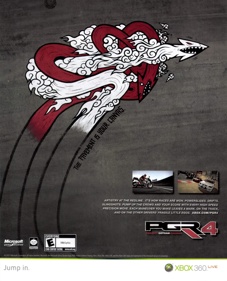 Project Gotham Racing 4 - Advertisement Flyer - Front