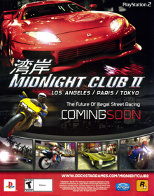Midnight Club II - Advertisement Flyer - Front