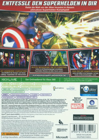 Marvel Avengers: Battle for Earth - Box - Back