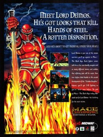 Mace: The Dark Age - Advertisement Flyer - Front