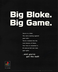 Jonah Lomu Rugby - Advertisement Flyer - Front
