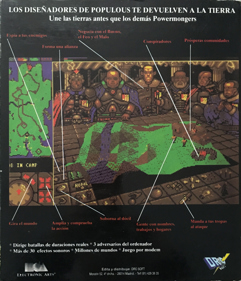 Powermonger - Box - Back
