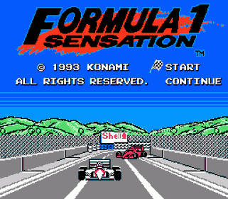 Formula 1 Sensation - Screenshot - Game Title