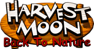 Harvest Moon: Back to Nature - Clear Logo Image