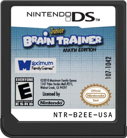 Junior Brain Trainer: Math Edition - Cart - Front Image