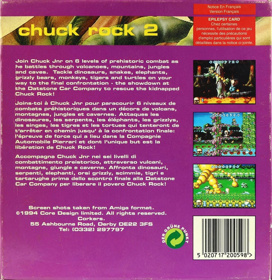 Chuck Rock 2: Son of Chuck - Box - Back