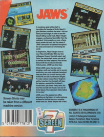 Jaws (Screen 7) - Box - Back