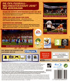 2010 FIFA World Cup South Africa - Box - Back Image