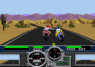Road Rash - Screenshot - Gameplay