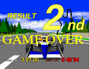 Virtua Racing - Screenshot - Game Over