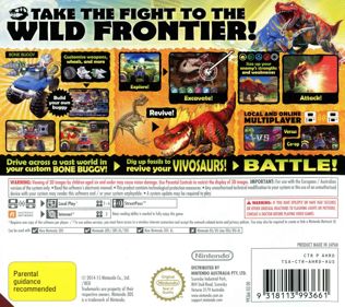 Fossil Fighters: Frontier - Box - Back