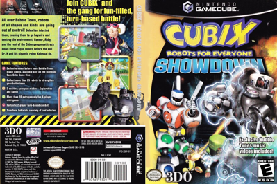 Cubix: Robots for Everyone: Showdown - Box - Front - Reconstructed