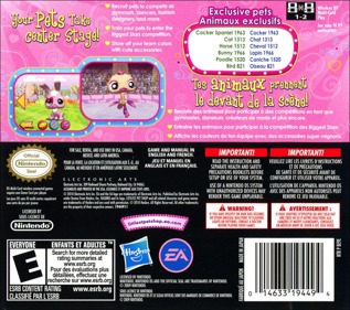 Littlest Pet Shop 3: Biggest Stars Pink Team - Box - Back
