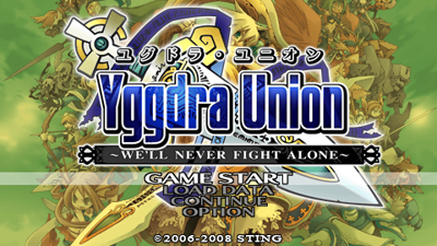 Yggdra Union: We'll Never Fight Alone - Screenshot - Game Title