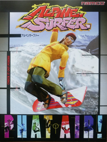 Alpine Surfer - Advertisement Flyer - Front