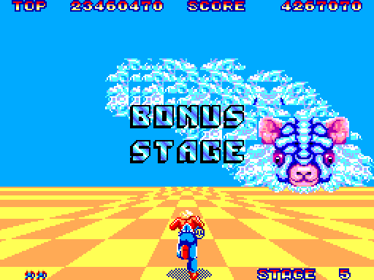 Space Harrier - Screenshot - Gameplay