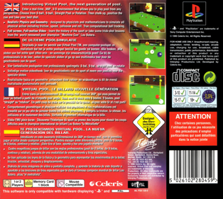 Virtual Pool - Box - Back Image
