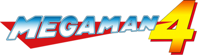 Mega Man 4 - Clear Logo Image