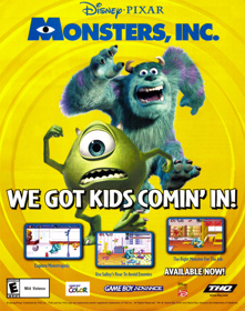 Monsters, Inc. - Advertisement Flyer - Front
