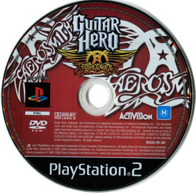 Guitar Hero: Aerosmith - Disc Image