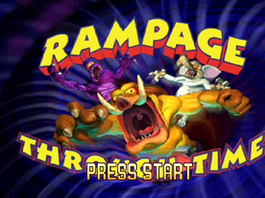 Rampage Through Time - Screenshot - Game Title Image