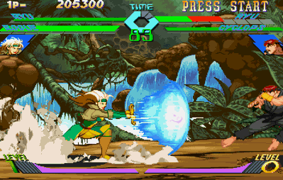 X-Men vs. Street Fighter - Screenshot - Gameplay Image