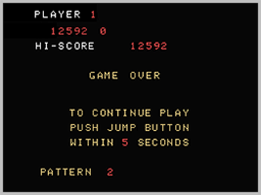 Bump 'n' Jump - Screenshot - Game Over Image