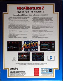 MegaTraveller 2: Quest for the Ancients - Box - Back