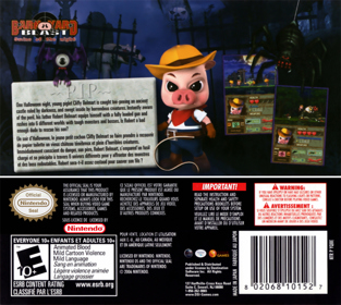 Barnyard Blast: Swine of the Night - Box - Back Image