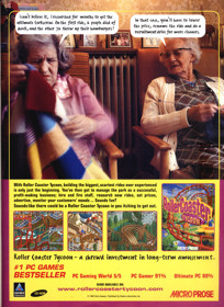 RollerCoaster Tycoon - Advertisement Flyer - Front