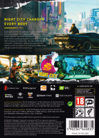 Cyberpunk 2077 - Box - Back