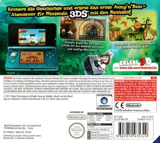 Rabbids Travel in Time 3D - Box - Back