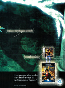 Harry Potter and the Chamber of Secrets - Advertisement Flyer - Front