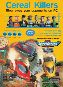 Micro Machines V3 - Advertisement Flyer - Front