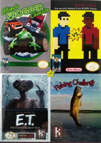 KHAN Games 4-in-1 Retro Gamepak - Box - Front Image