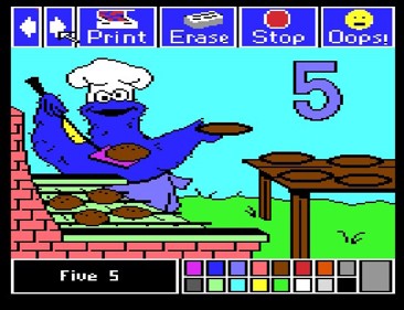 The Sesame Street Crayon: Numbers Count - Screenshot - Gameplay
