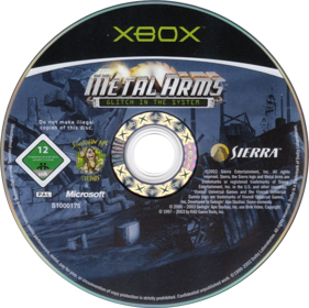 Metal Arms: Glitch in the System - Disc Image