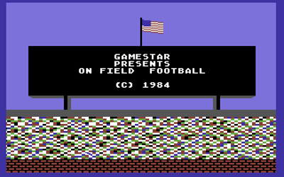 On-Field Football - Screenshot - Game Title