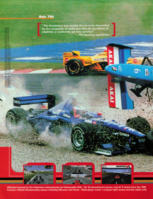 Formula 1 98 - Advertisement Flyer - Front