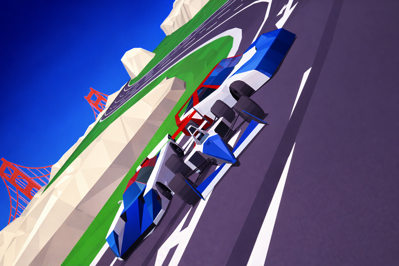 Virtua Racing Deluxe - Fanart - Background
