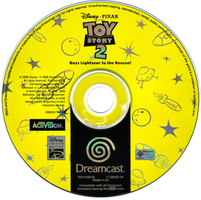 Toy Story 2: Buzz Lightyear to the Rescue! - Disc