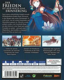 The Legend of Heroes: Trails of Cold Steel II - Box - Back