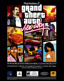 Grand Theft Auto: Vice City - Advertisement Flyer - Front