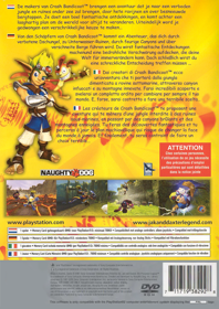 Jak and Daxter: The Precursor Legacy - Box - Back